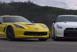 (Video) 2015 Chevrolet Corvette Z06 vs. 2015 Nissan GT-R Nismo! – Head 2 Head